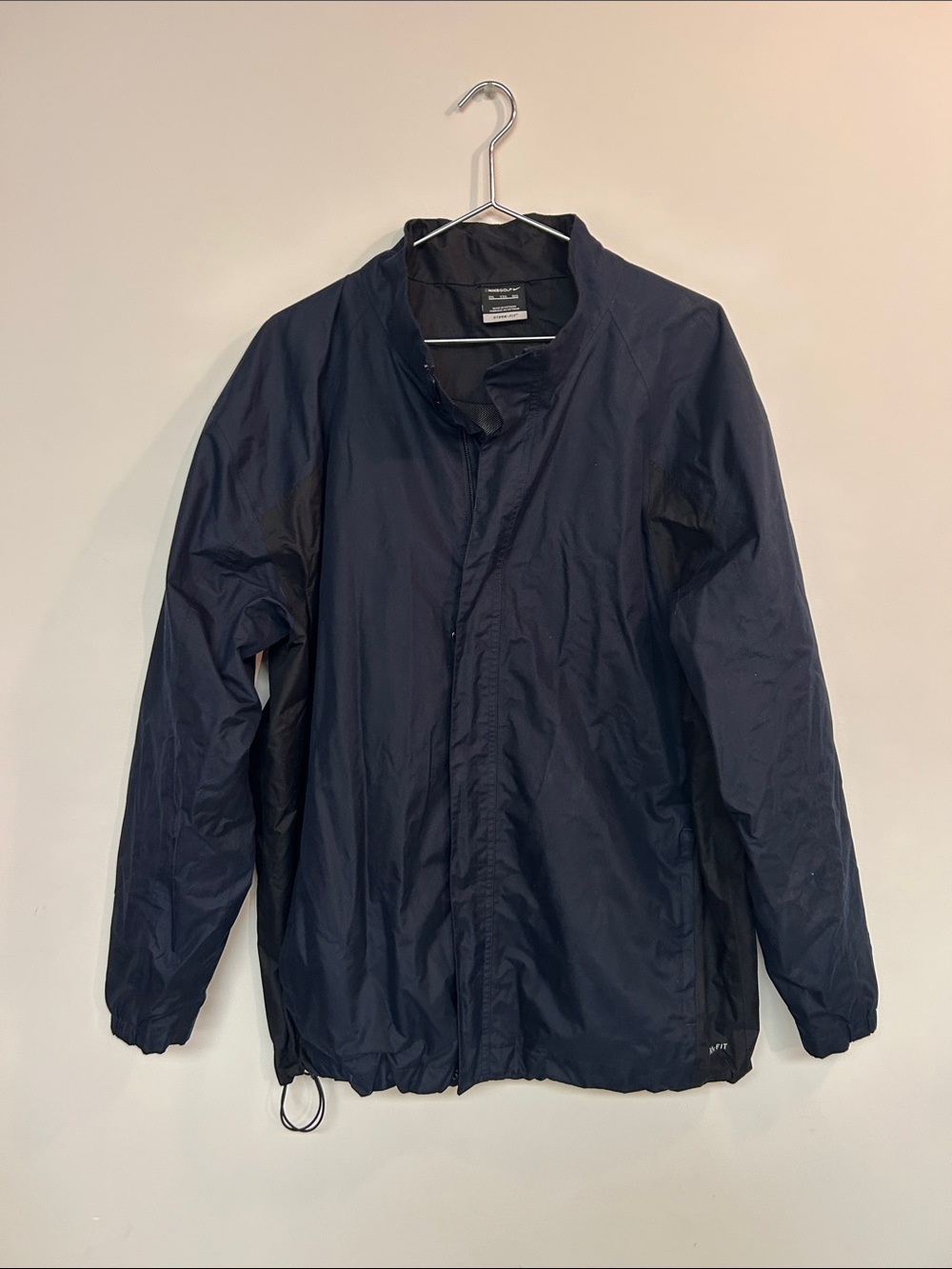 Nike Men's Dark Blue Lightweight Windbreaker Jacket